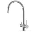 three way kitchen faucets for the granite sink